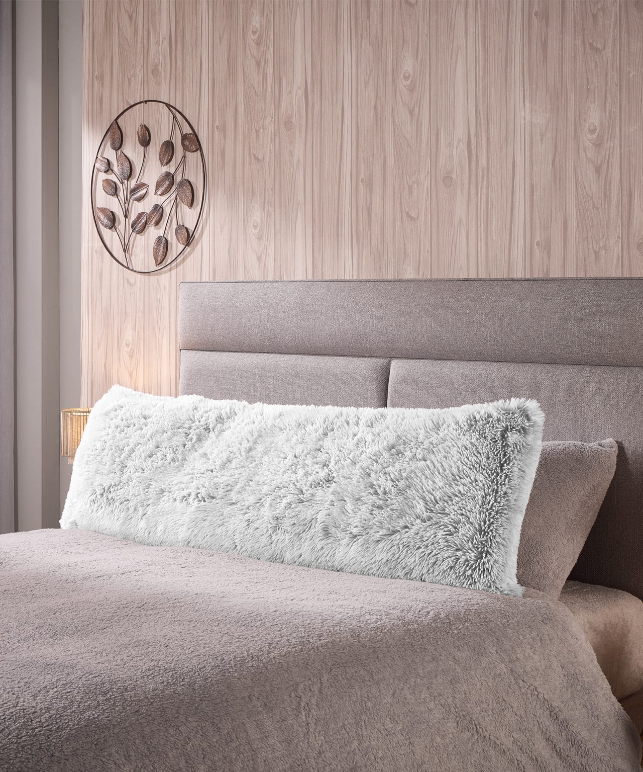 LONG HAIRED BOLSTER PILLOW