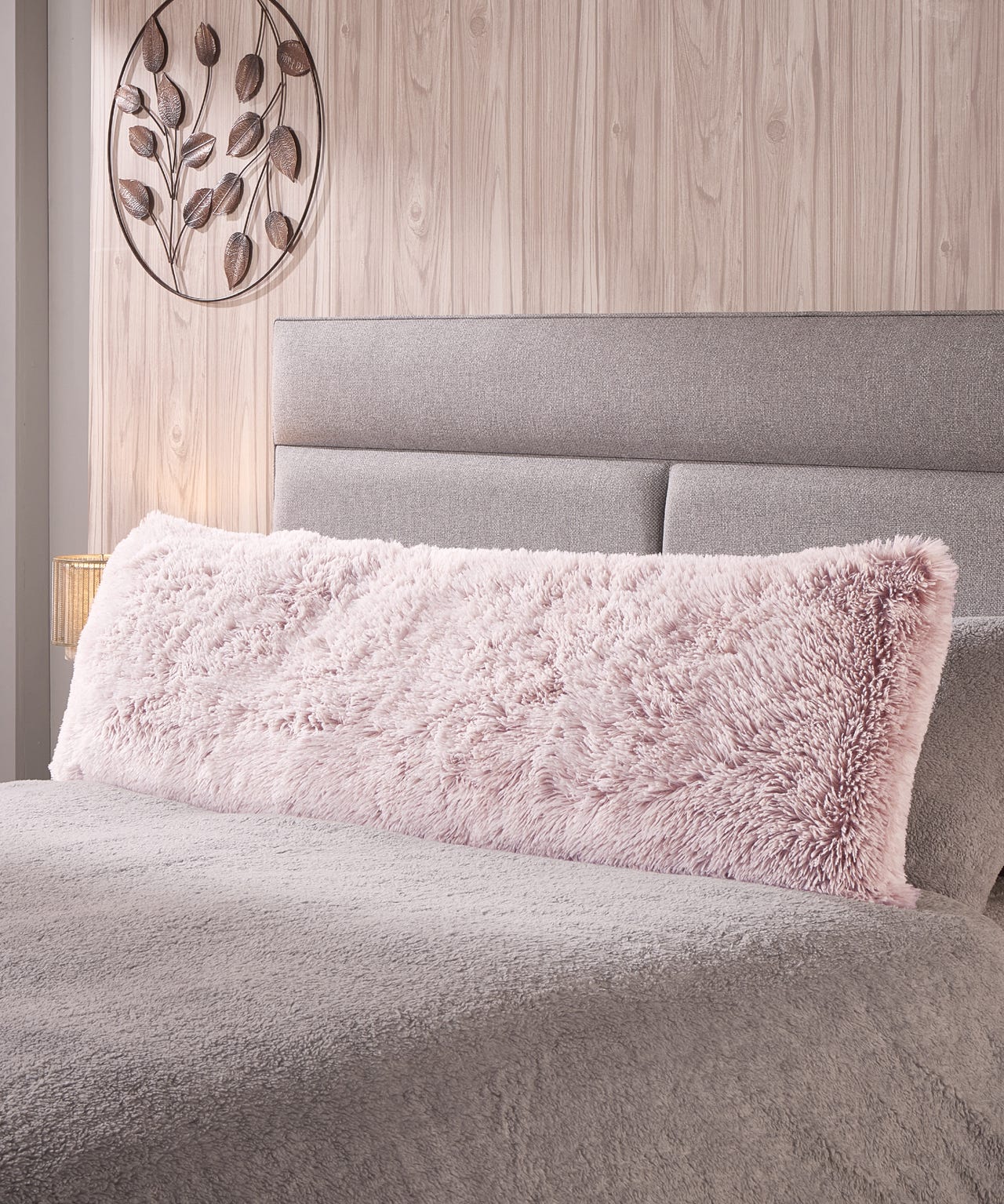 LONG HAIRED BOLSTER PILLOW