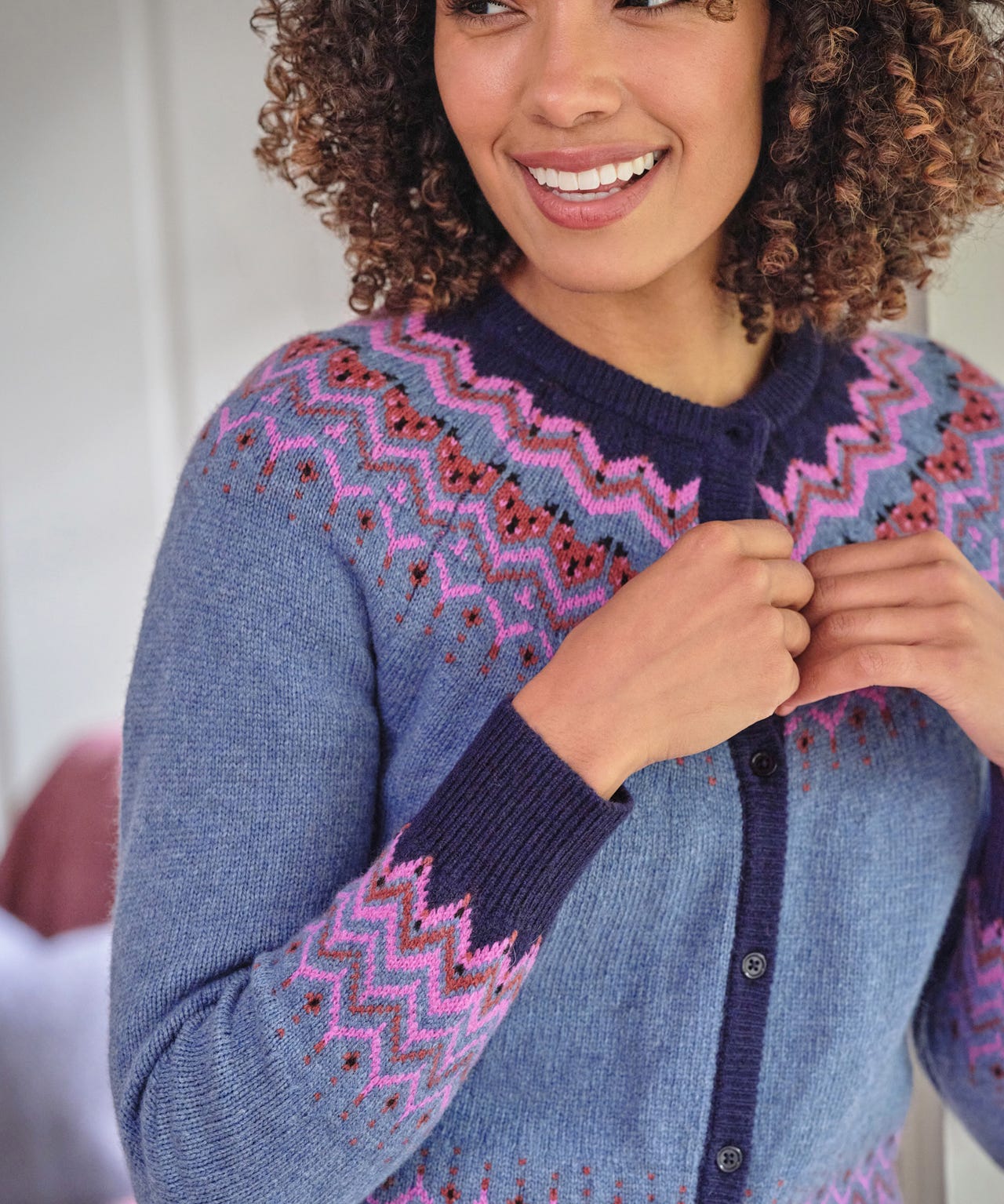 WoolOvers Fairisle Cardigan