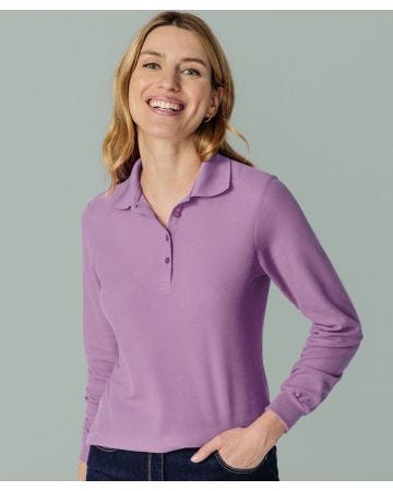 Long Sleeved Piqué Polo