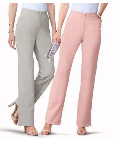 Pack of 2 Tailored Trousers
