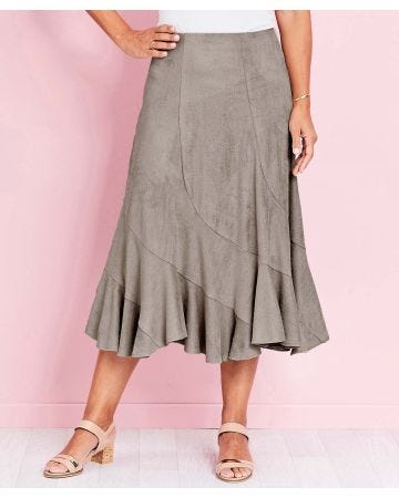 Suedette Skirt