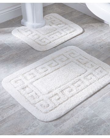 Greek Key 2-Piece mat set