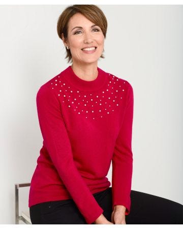 Jumper with Pearls