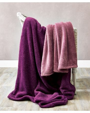 Super Soft Teddy Fleece Throw