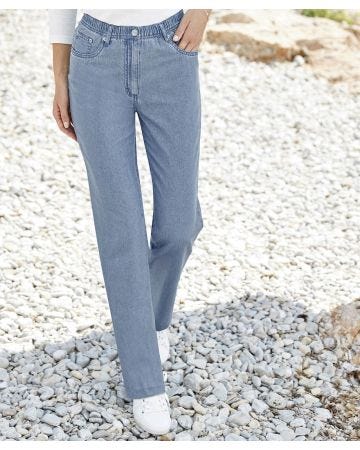 Pull-on Jean Trousers