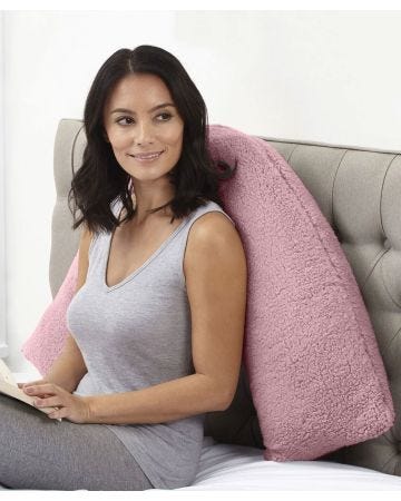 Super soft fleece v-shape pillow