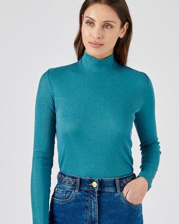Thermal Long-Sleeved Turtleneck T-Shirt