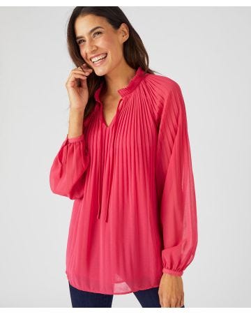 Pleated Blouse