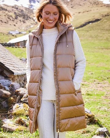 Thermal Recycled Longline Gilet
