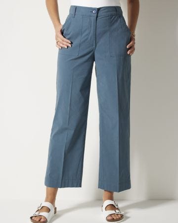 7/8 Wide-leg Trousers