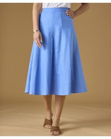 Linen Rich Skirt