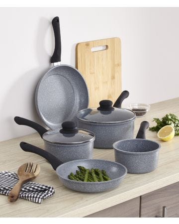 5-piece Durastone Forged carbon steel cookware set