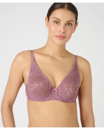 Wired Lace Minimiser Bra