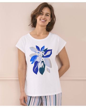 Dream Print Cotton Pyjama Top