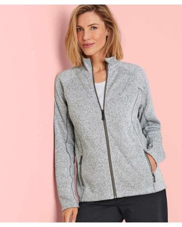 Zipped Knit Cardigan