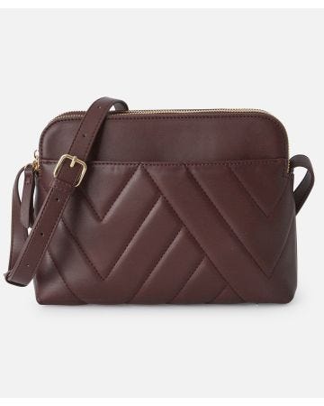 Chevron Quilted-look Bag