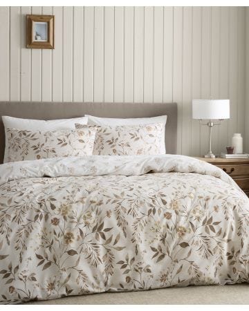 Isadora Floral Cotton Blend Duvet Set