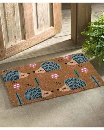 Hedgehog Coir Door Mat