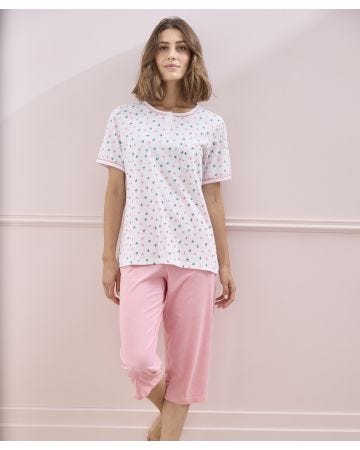 Short Sleeve Cropped Pyjamas
