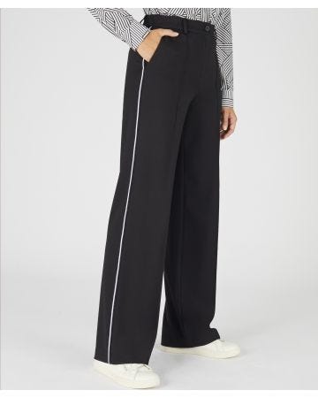 Wide-leg Jersey Trousers