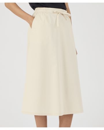 Pull-on Chambray Skirt