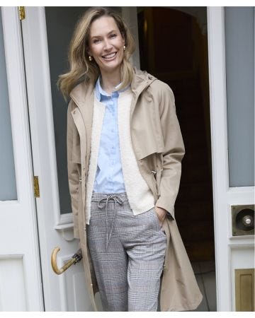 Water Repellent Hooded Parka