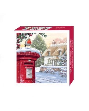Christmas Post Box 20 Large card selection
