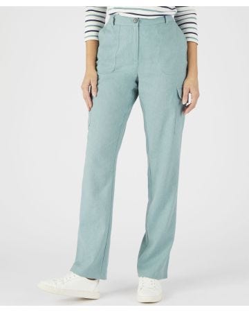 Linen Rich Cargo Trousers