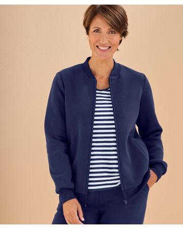 Bomber Style Leisure Jacket