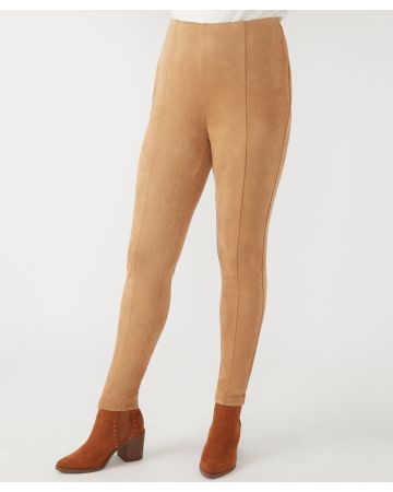 First Avenue Suede Tummy Control leggings