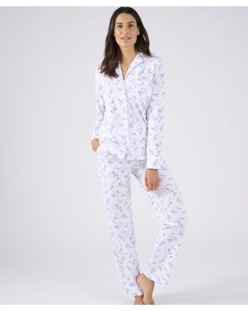Button-through Jersey Pyjamas