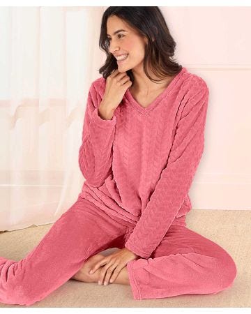 Thermolactyl Teddy Fleece Pyjamas