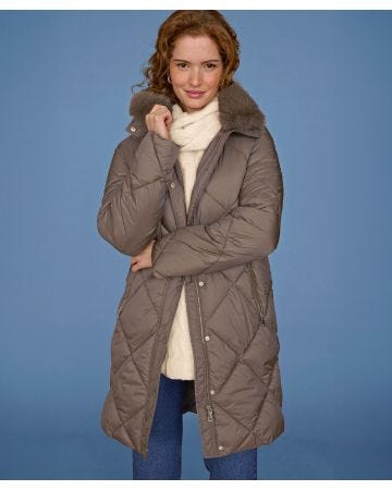 Thermal  Faux Fur Trimmed Parka