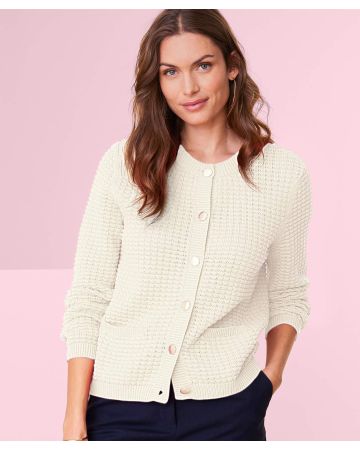 Textured Knit Cardigan