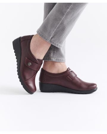 Cushion-walk Touch Fasten Derby Shoe