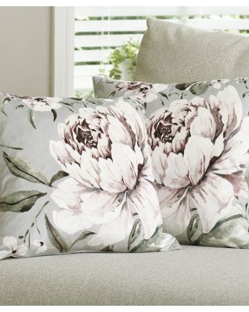 Pack of 2 Dramatic Flower Cushion Covers