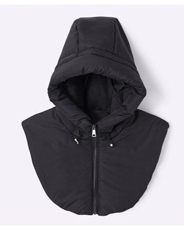 Quilted Hooded Insert With Zip