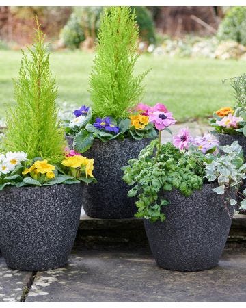 Antique Planters 4 Pack