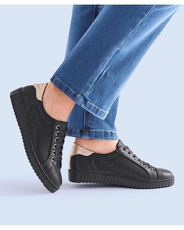 Cushion-walk Lattice Detail Trainers