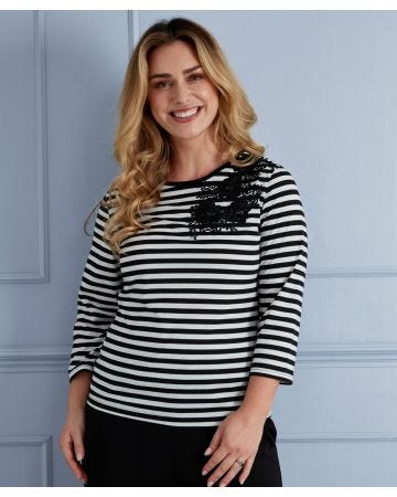 First Avenue Lace Detail Top