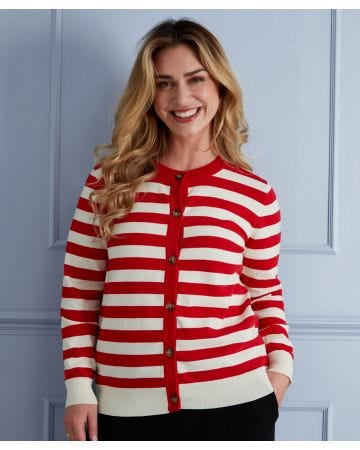 First Avenue Stripe Cardigan