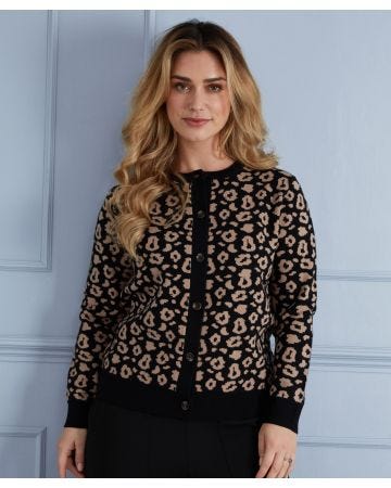 First Avenue Leopard Cardigan