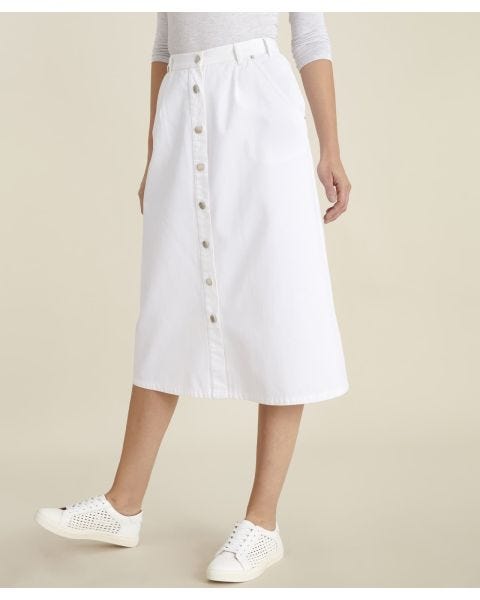 Button-through Skirt