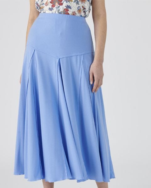 Jersey Panelled Skirt