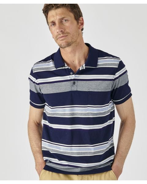 Stripe Polo Shirt