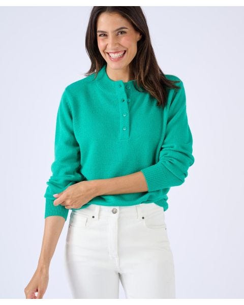 Button-neck Jumper