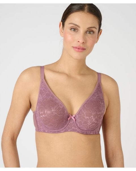 Wired Lace Minimiser Bra