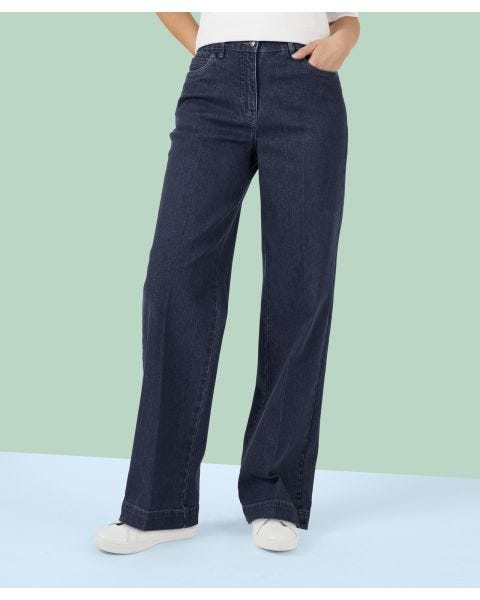 Secret Stretch Wide Leg Jeans