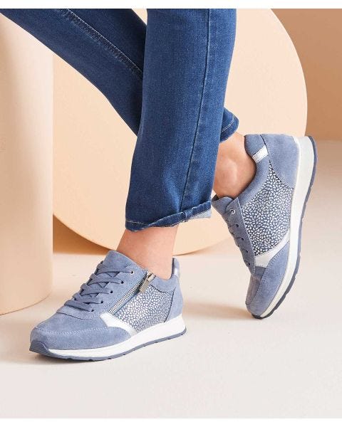 Amortyl Print Detail Trainers